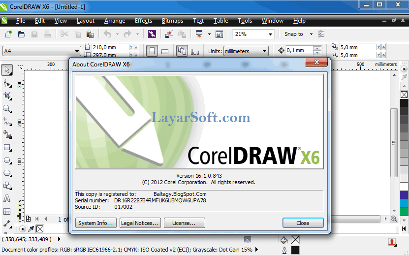 coreldraw portable x6